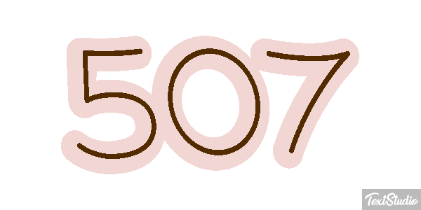 507 テキスト効果