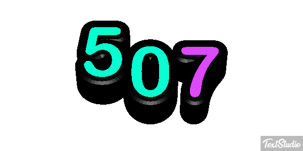 507 テキスト効果