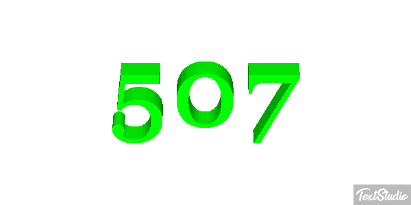 507 テキスト効果