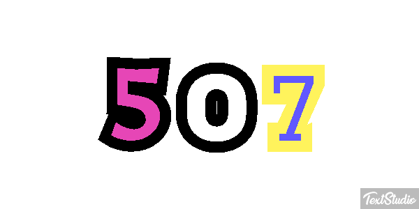 507 テキスト効果