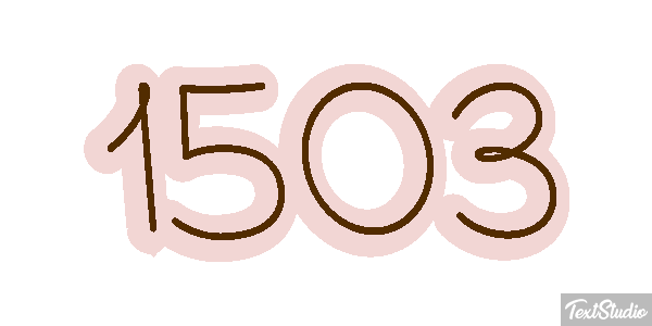 1503 Text effect