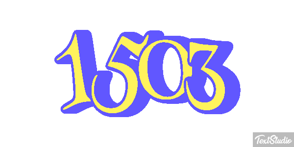 1503 Text effect