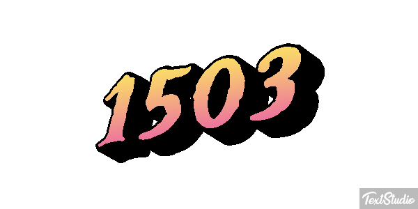 1503 Text effect