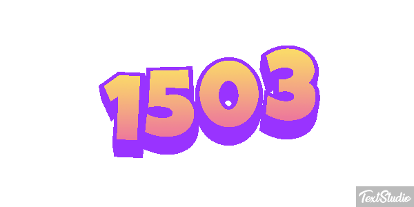 1503 Text effect