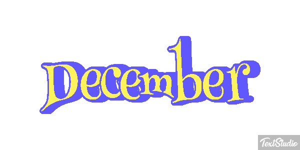 December Metin efekti