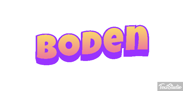 Boden Text effect