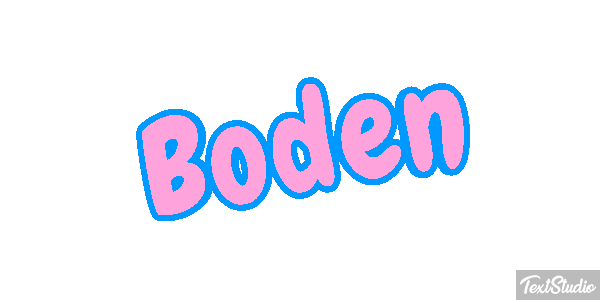 Boden Text effect