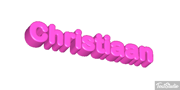 Christiaan Text effect