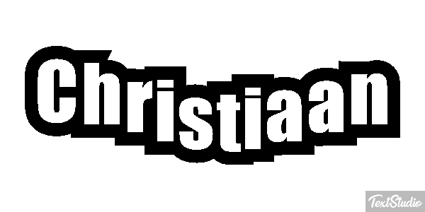 Christiaan Text effect