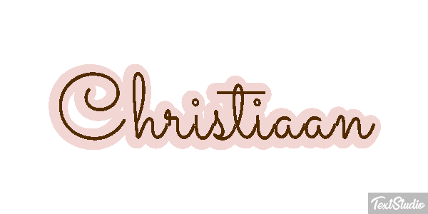 Christiaan Text effect