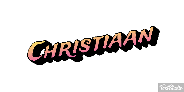 Christiaan Text effect