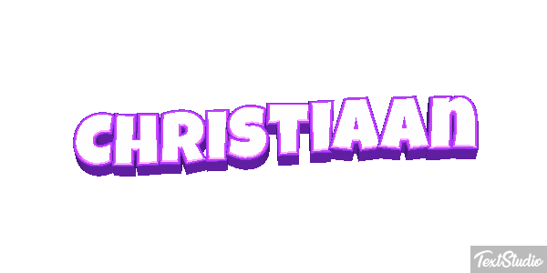 Christiaan Text effect