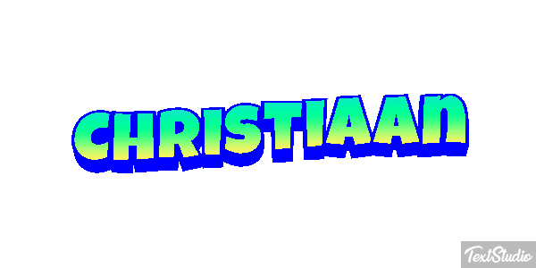 Christiaan Text effect