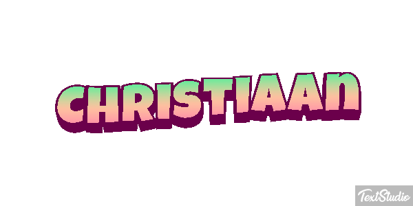 Christiaan Text effect