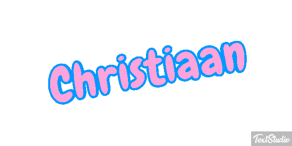 Christiaan Text effect