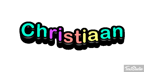 Christiaan Text effect