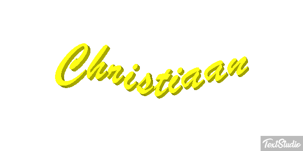 Christiaan Text effect