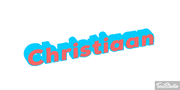 Christiaan Text effect