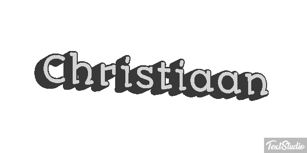 Christiaan Text effect
