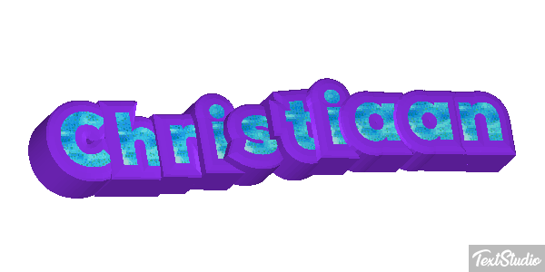 Christiaan Text effect