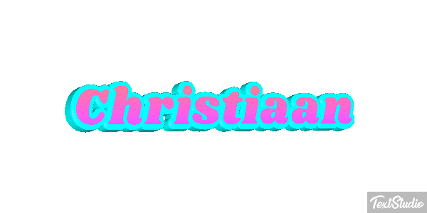 Christiaan Text effect