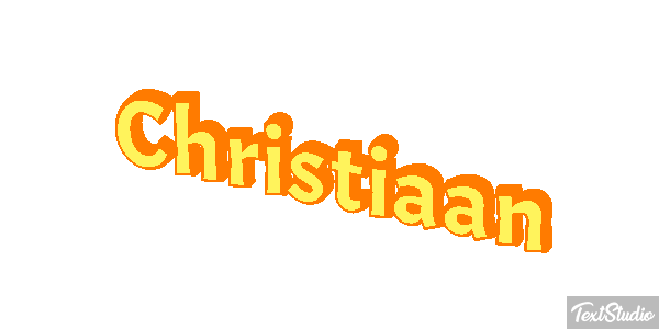 Christiaan Text effect