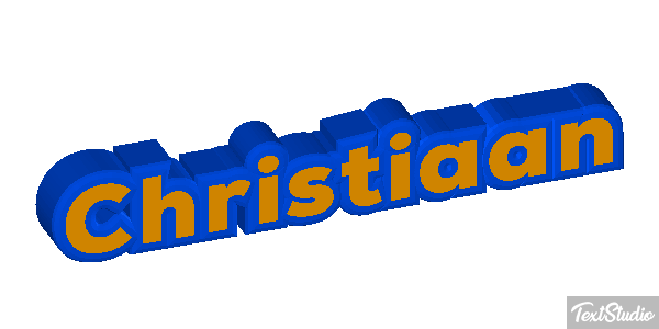 Christiaan Text effect