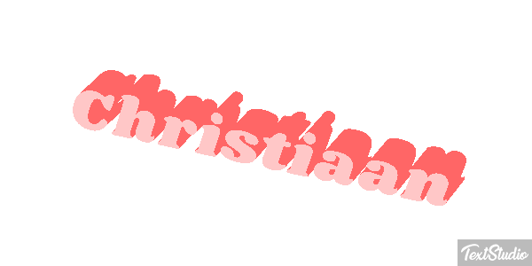 Christiaan Text effect