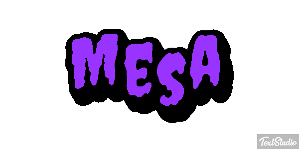 Mesa Texteffekt