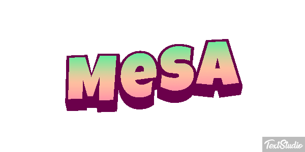 Mesa Texteffekt