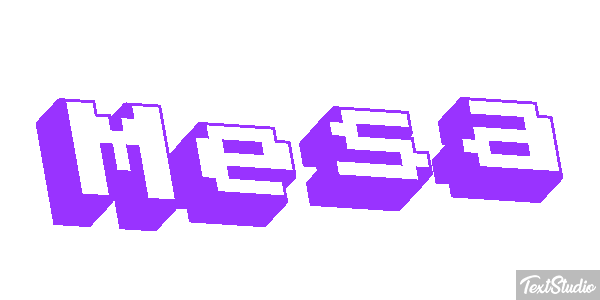 Mesa Texteffekt