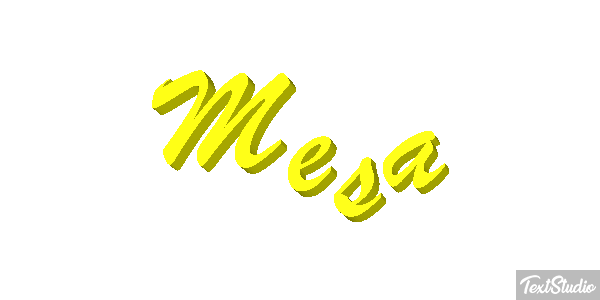 Mesa Texteffekt