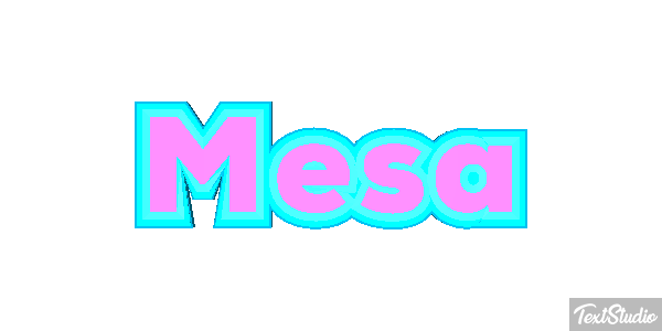 Mesa Texteffekt