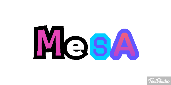Mesa Texteffekt
