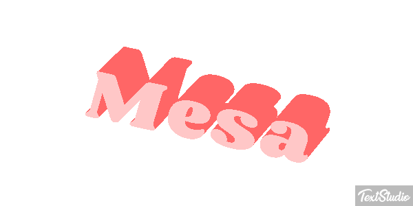 Mesa Texteffekt