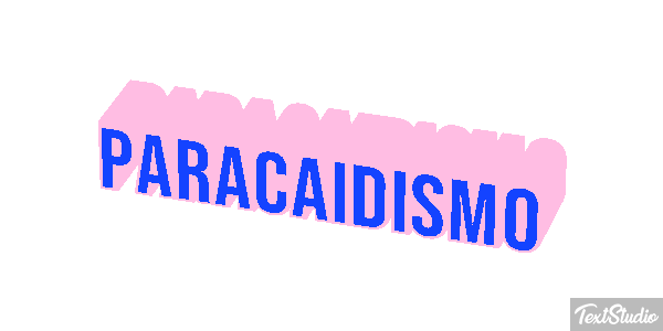 Paracaidismo Text effect