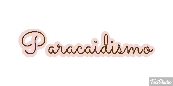 Paracaidismo Text effect