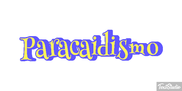 Paracaidismo Text effect