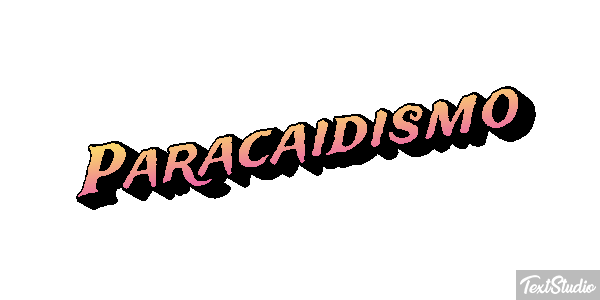 Paracaidismo Text effect
