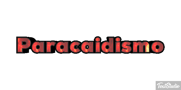 Paracaidismo Text effect