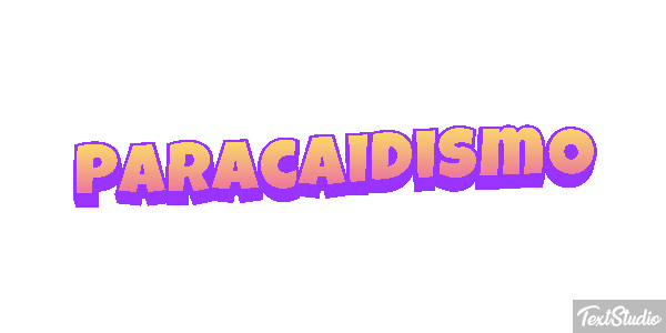 Paracaidismo Text effect