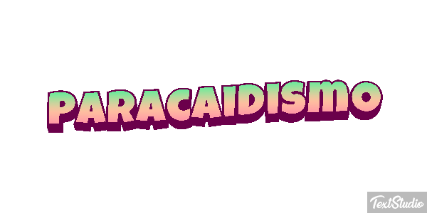 Paracaidismo Text effect