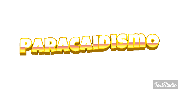Paracaidismo Text effect