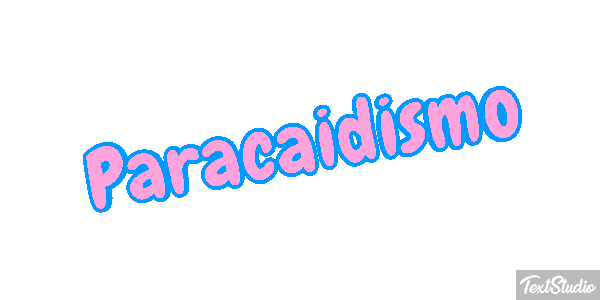 Paracaidismo Text effect
