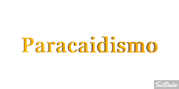 Paracaidismo Text effect