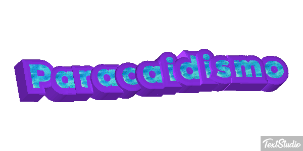 Paracaidismo Text effect