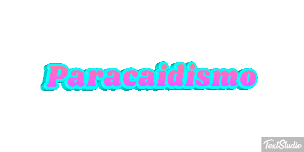 Paracaidismo Text effect