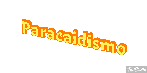 Paracaidismo Text effect