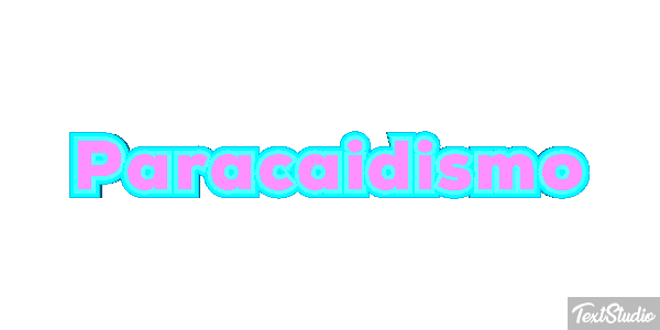 Paracaidismo Text effect