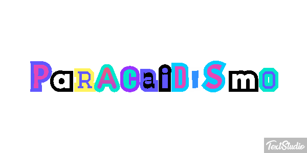 Paracaidismo Text effect